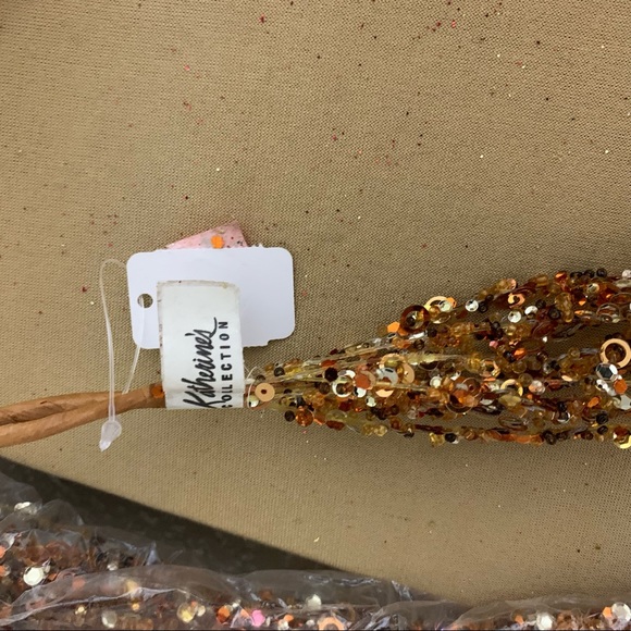 NWT Katherine's Collection Glitter Tassels Set of 4 Tree Ornaments. - Picture 3 of 5